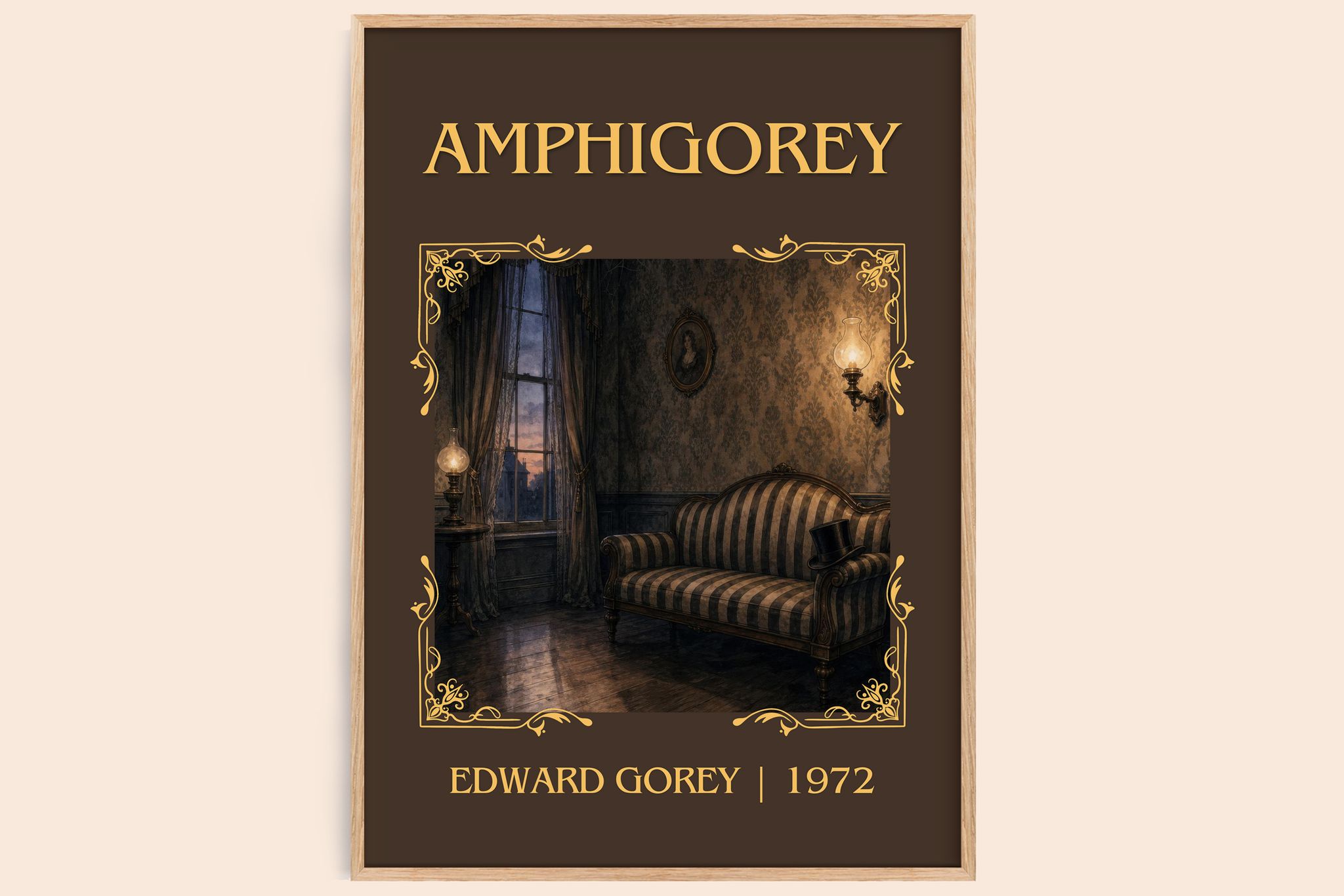 Amphigorey Classic Book Art Print by Edward Gorey