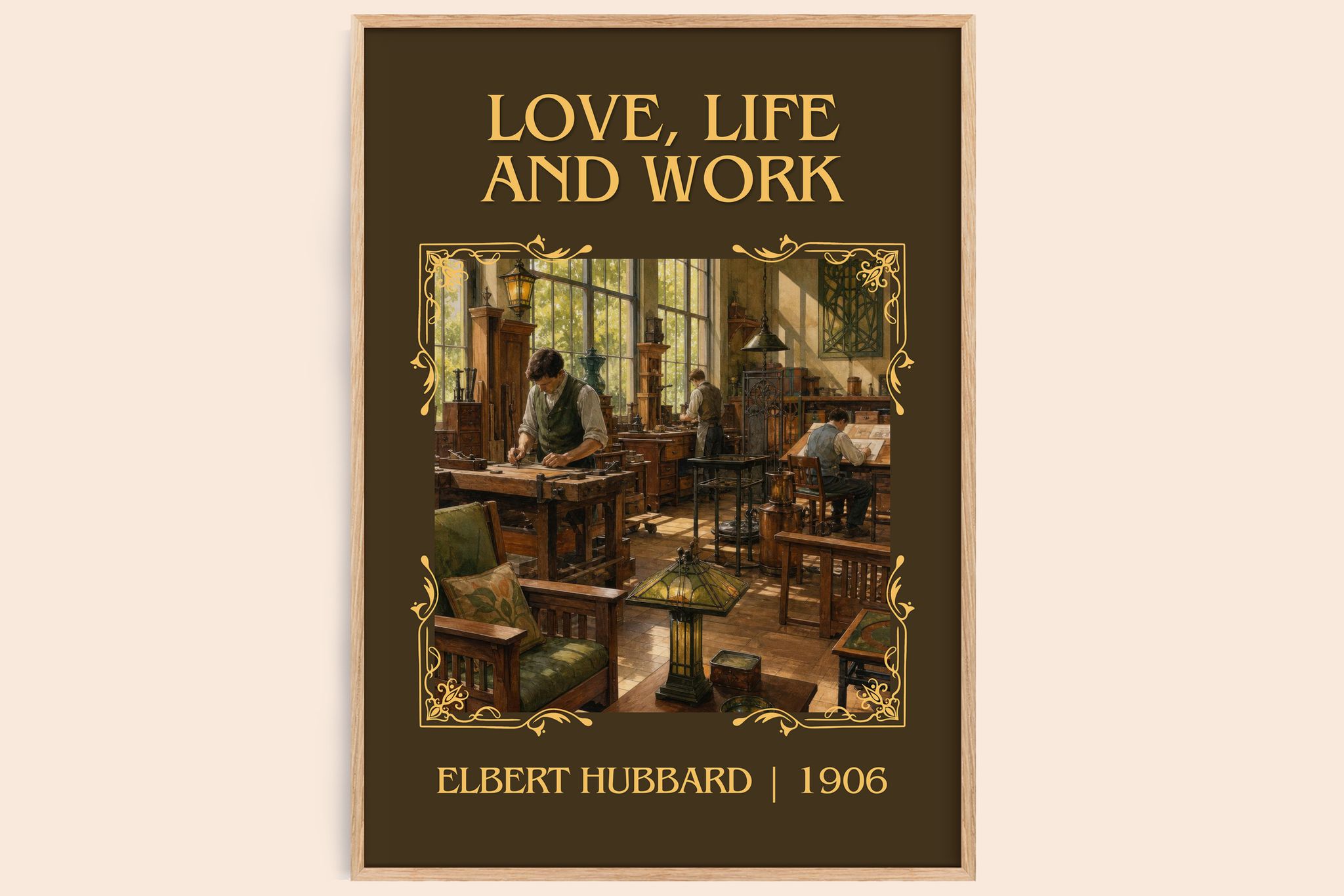 Love, Life And Work Classic Book Art Print by Elbert Hubbard