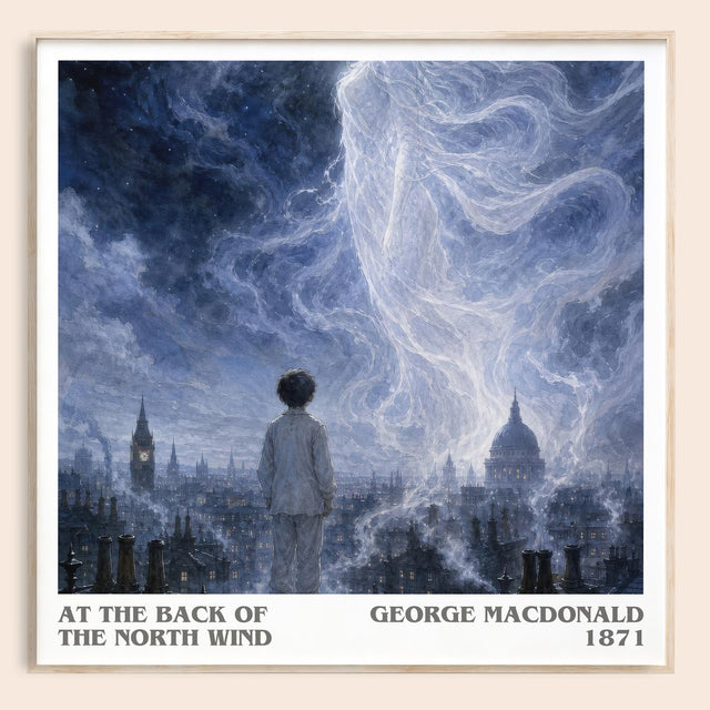 At The Back Of The North Wind Literary Art Print by George Macdonald