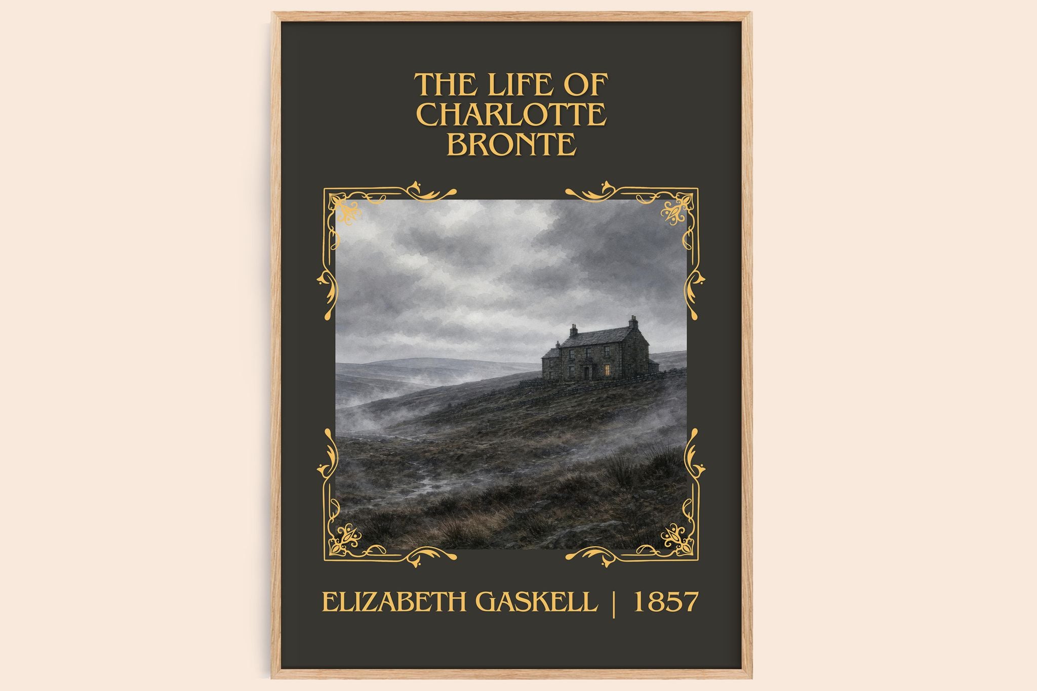 Life Of Charlotte Brontë Classic Book Art Print by Elizabeth Gaskell