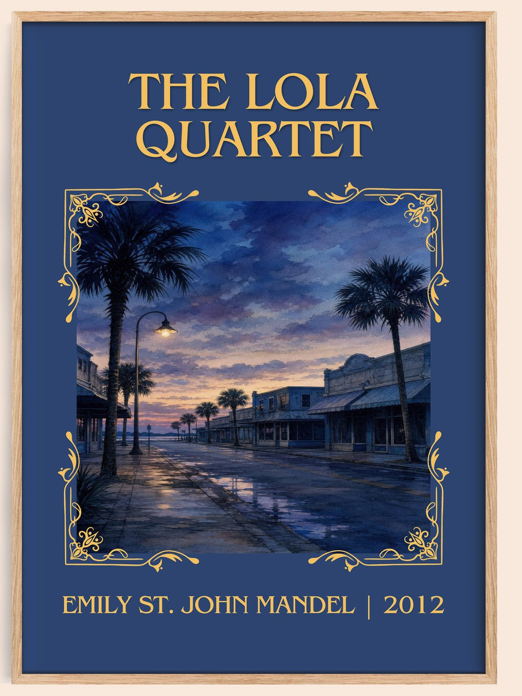 The Lola Quartet Classic Book Art Print by Emily St. John Mandel – book poster
