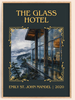 The Glass Hotel Classic Book Art Print by Emily St. John Mandel – book poster