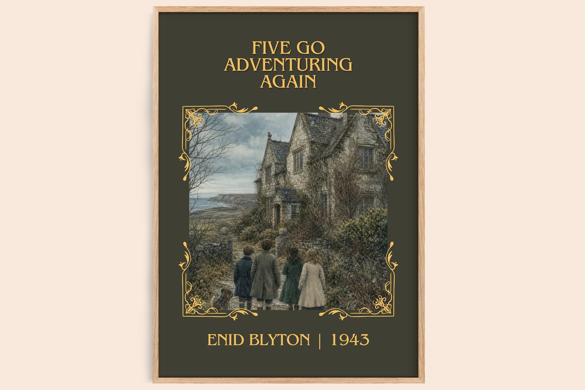 Five Go Adventuring Again Classic Book Art Print by Enid Blyton