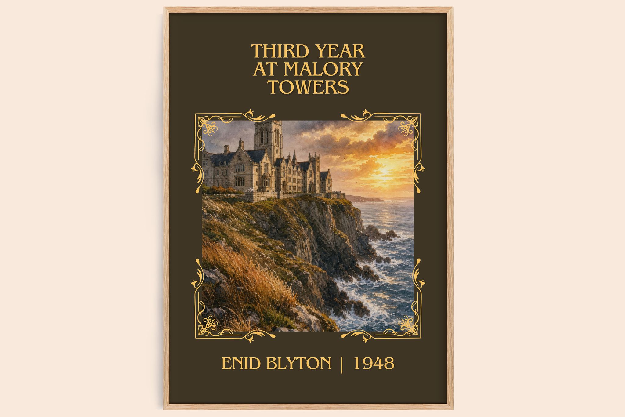 Third Year At Malory Towers Classic Book Art Print by Enid Blyton