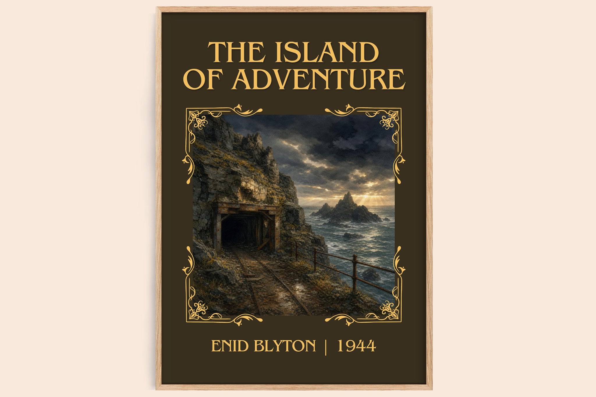 The Island Of Adventure Classic Book Art Print by Enid Blyton