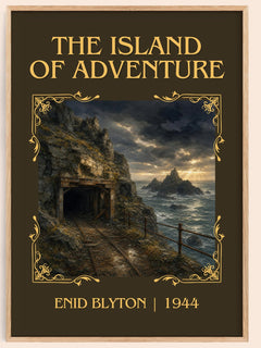 The Island Of Adventure Classic Book Art Print by Enid Blyton – book poster