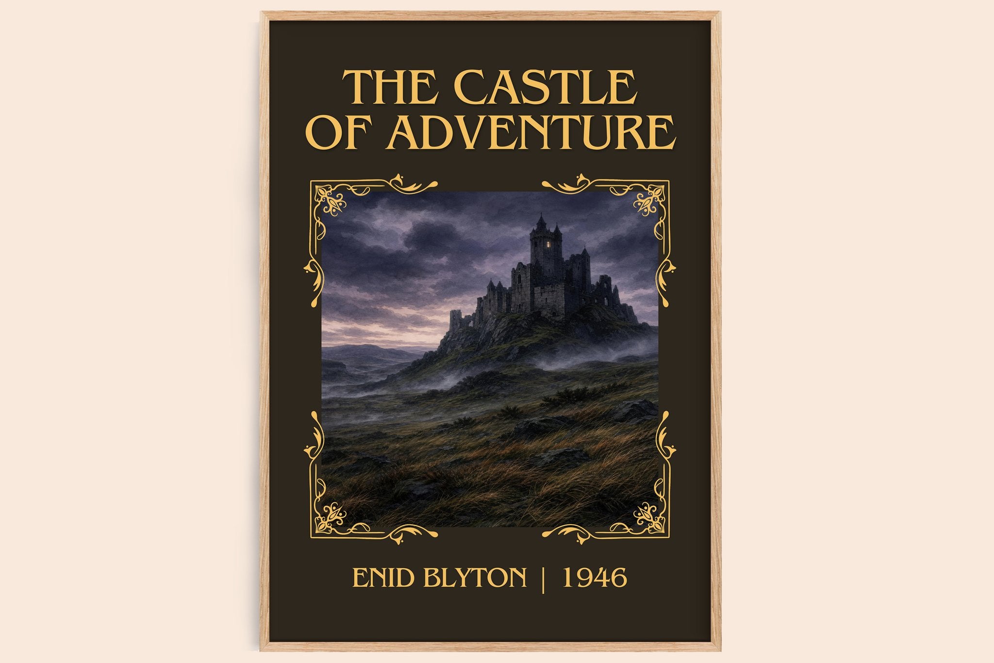 The Castle Of Adventure Classic Book Art Print by Enid Blyton