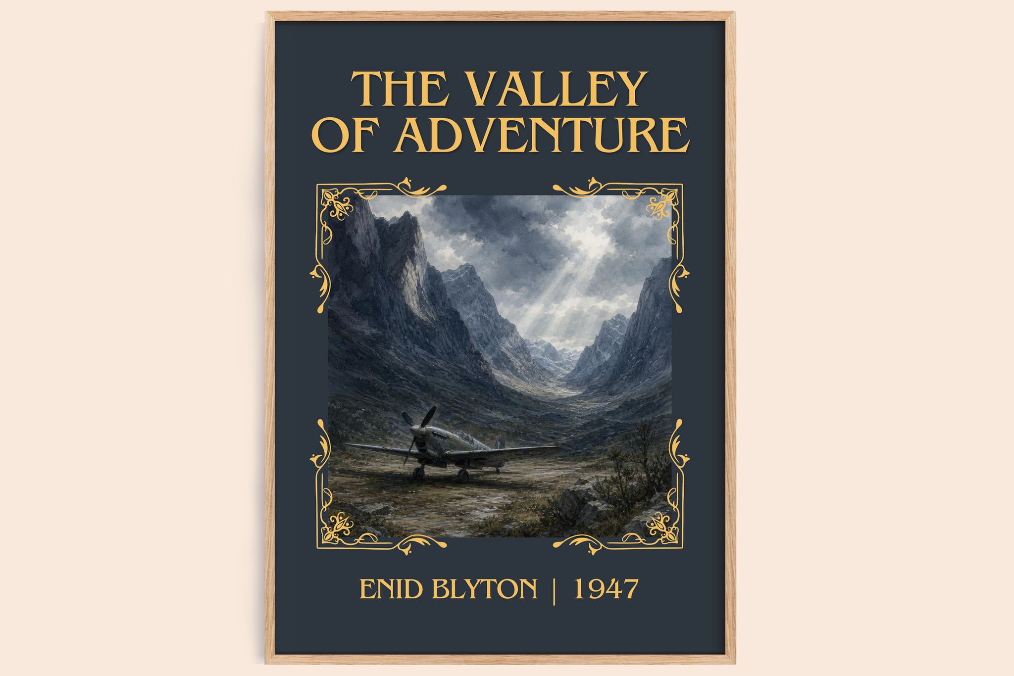The Valley Of Adventure Classic Book Art Print by Enid Blyton