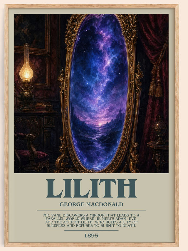Lilith Bookish Wall Art by George Macdonald