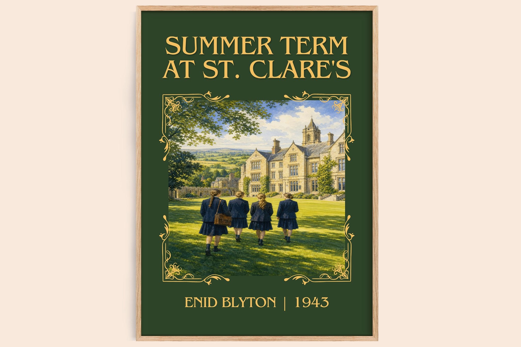 Summer Term At St. Clare's Classic Book Art Print by Enid Blyton