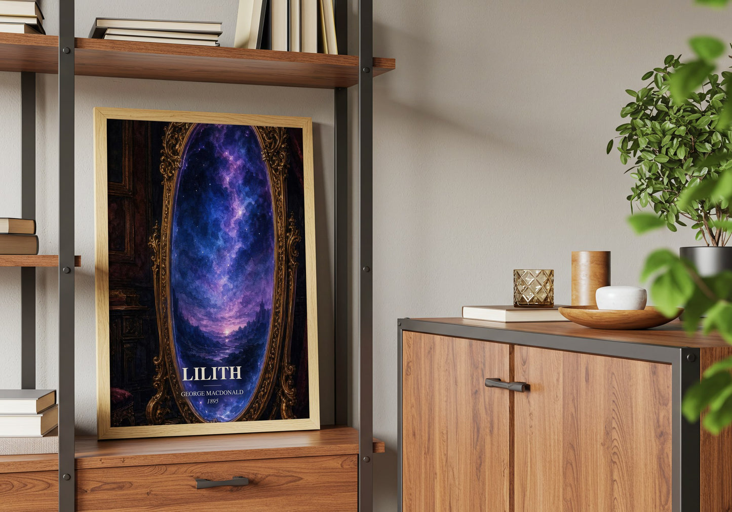 Lilith book watercolour illustration paper finish options – matte satin gloss