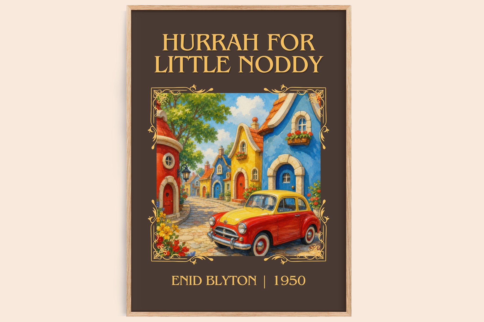 Hurrah For Little Noddy Classic Book Art Print by Enid Blyton