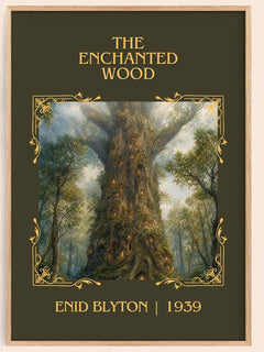 The Enchanted Wood Classic Book Art Print by Enid Blyton – book poster