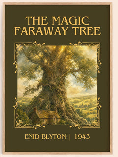 The Magic Faraway Tree Classic Book Art Print by Enid Blyton – book poster