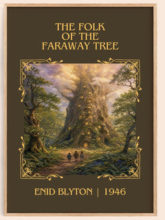 The Folk Of The Faraway Tree Classic Book Art Print by Enid Blyton – book poster