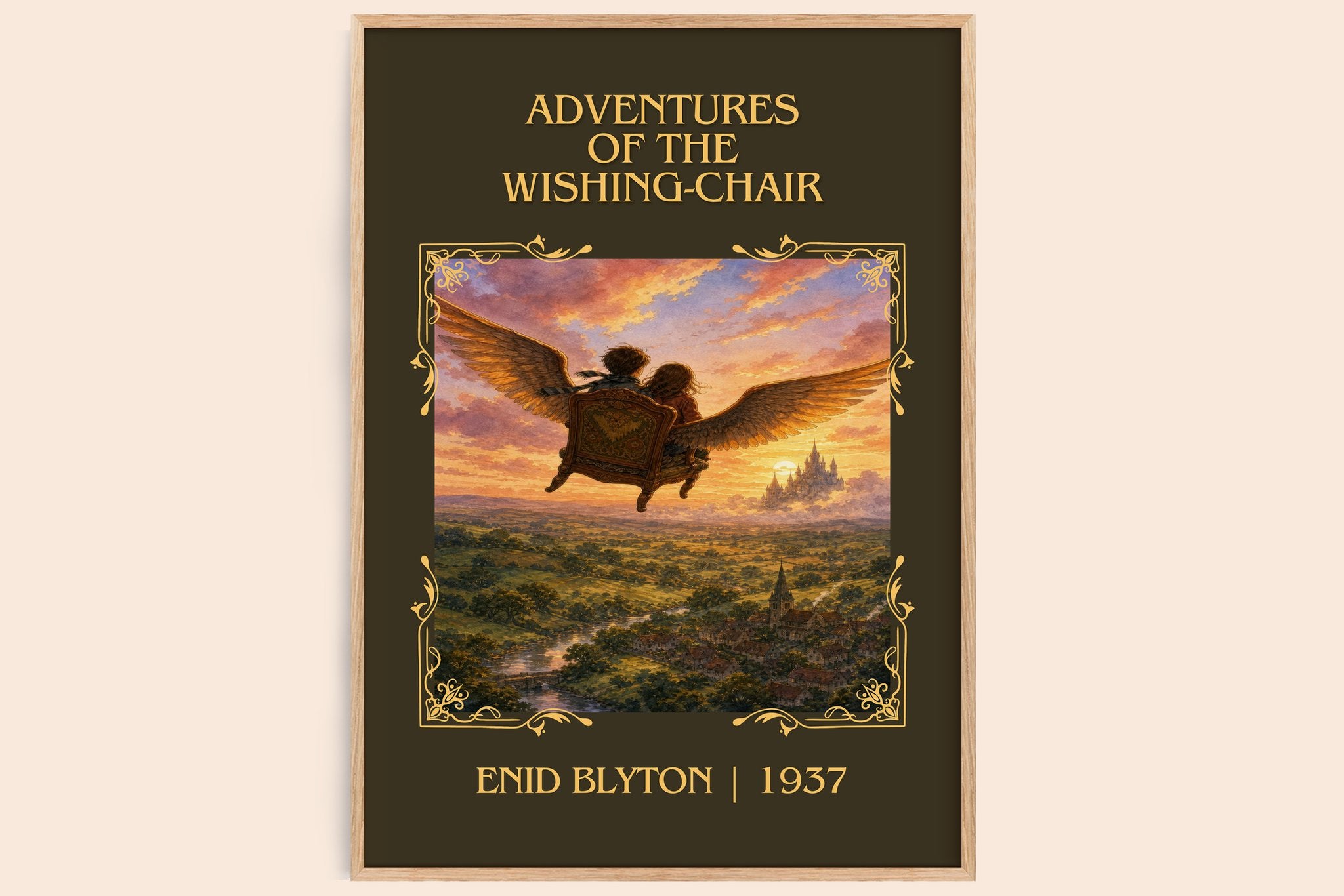Adventures Of The Wishing-Chair Classic Book Art Print by Enid Blyton