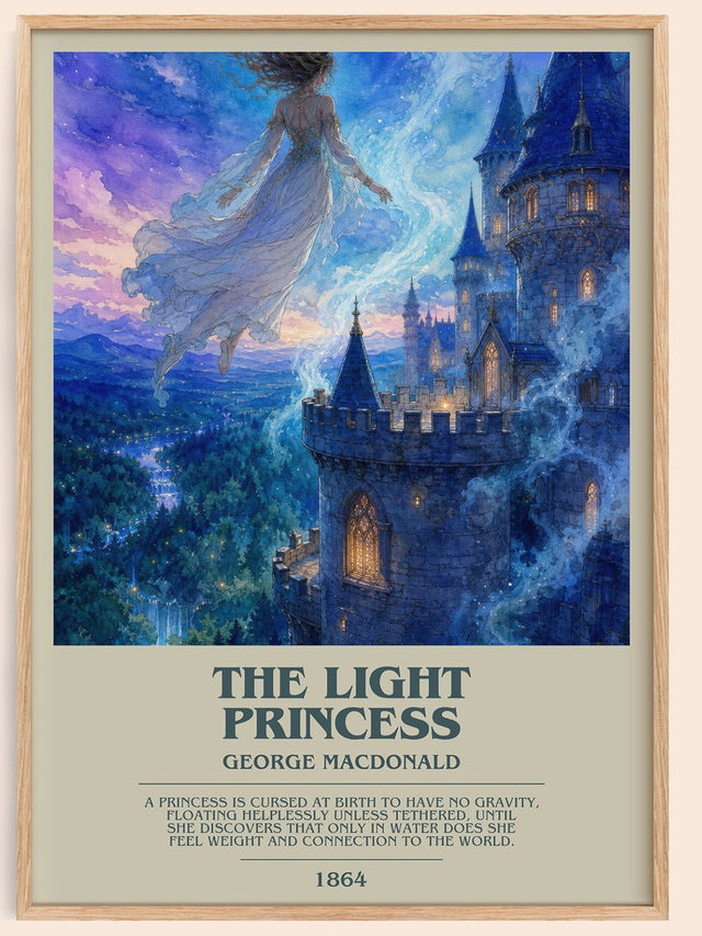The Light Princess Bookish Wall Art by George Macdonald