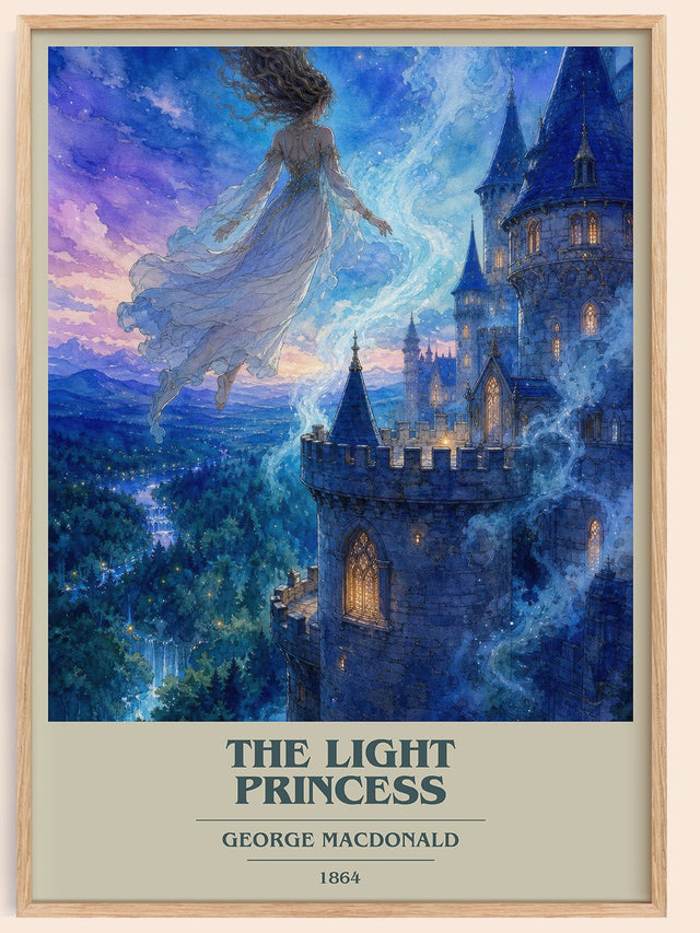 The Light Princess Book Cover Poster by George Macdonald