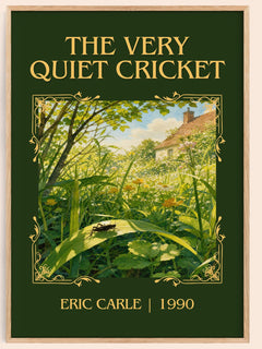 The Very Quiet Cricket Classic Book Art Print by Eric Carle – book poster