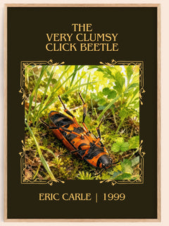 The Very Clumsy Click Beetle Classic Book Art Print by Eric Carle – book poster