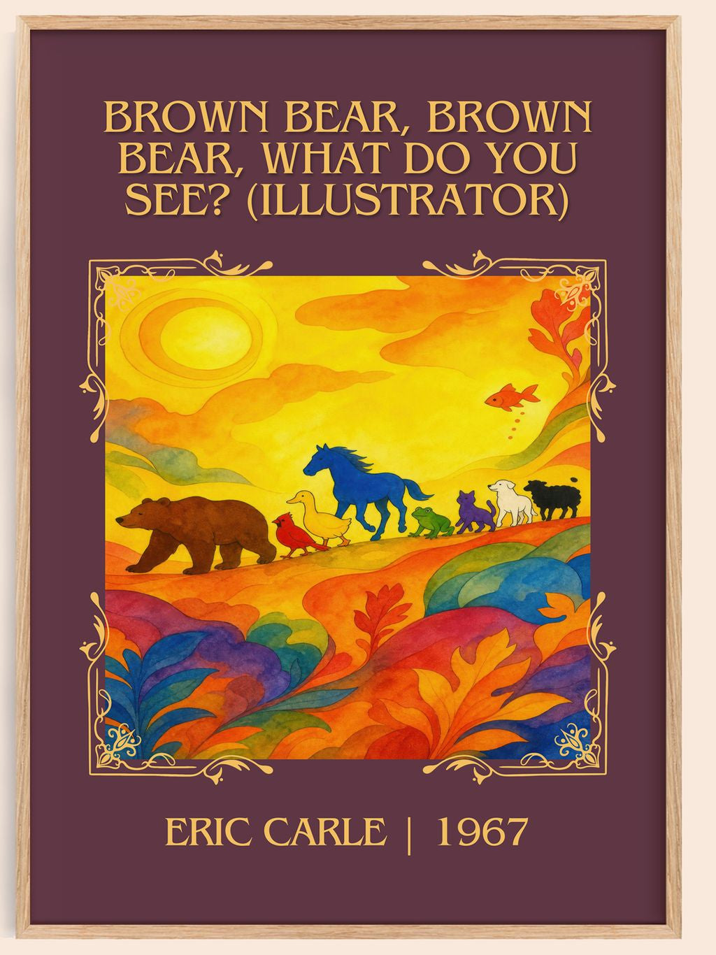 Brown Bear, Brown Bear, What Do You See? (Illustrator) Classic Book – book poster