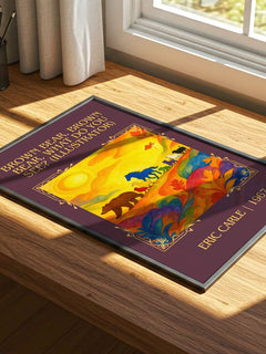Brown Bear, Brown Bear, What Do You See? (Illustrator) Classic Book – print on a sunlit desk