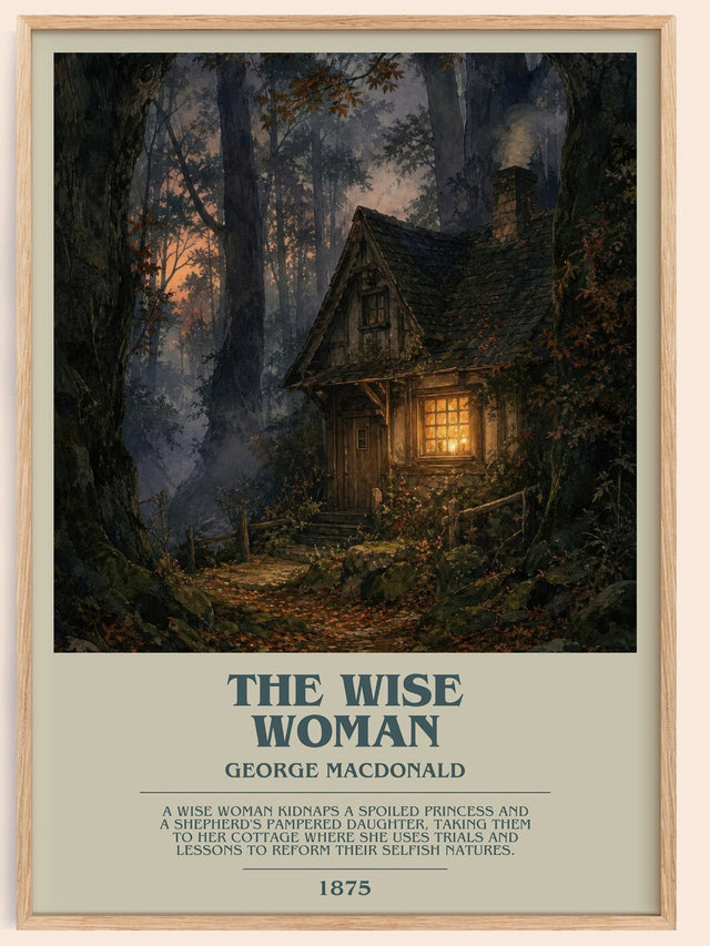 The Wise Woman Bookish Wall Art by George Macdonald