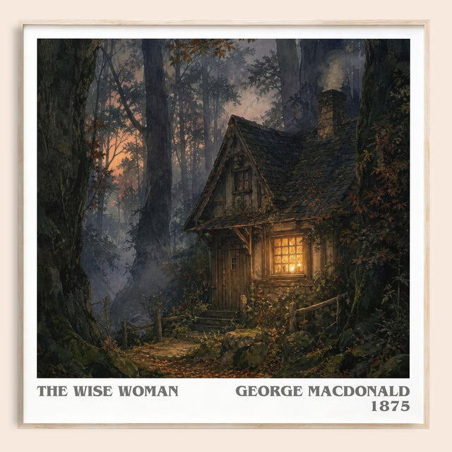 The Wise Woman Literary Art Print by George Macdonald