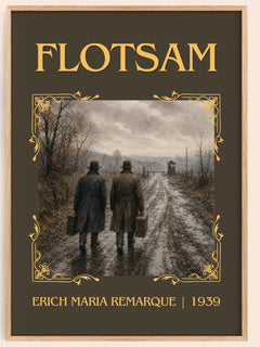 Flotsam Classic Book Art Print by Erich Maria Remarque – book poster