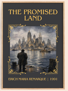 The Promised Land Classic Book Art Print by Erich Maria Remarque – book poster