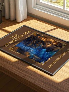 The Starless Sea Classic Book Art Print by Erin Morgenstern – print on a sunlit desk