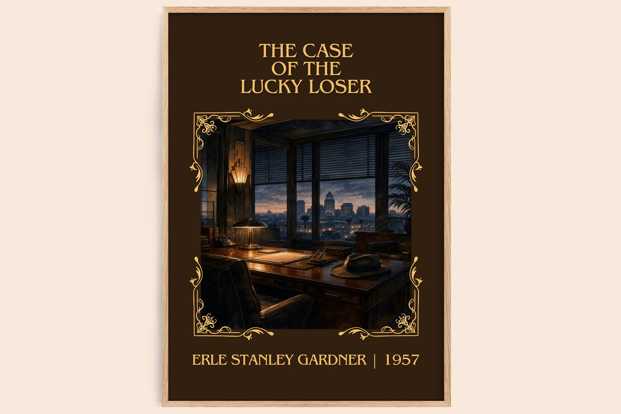 Case Of The Lucky Loser Classic Book Art Print by Erle Stanley Gardner