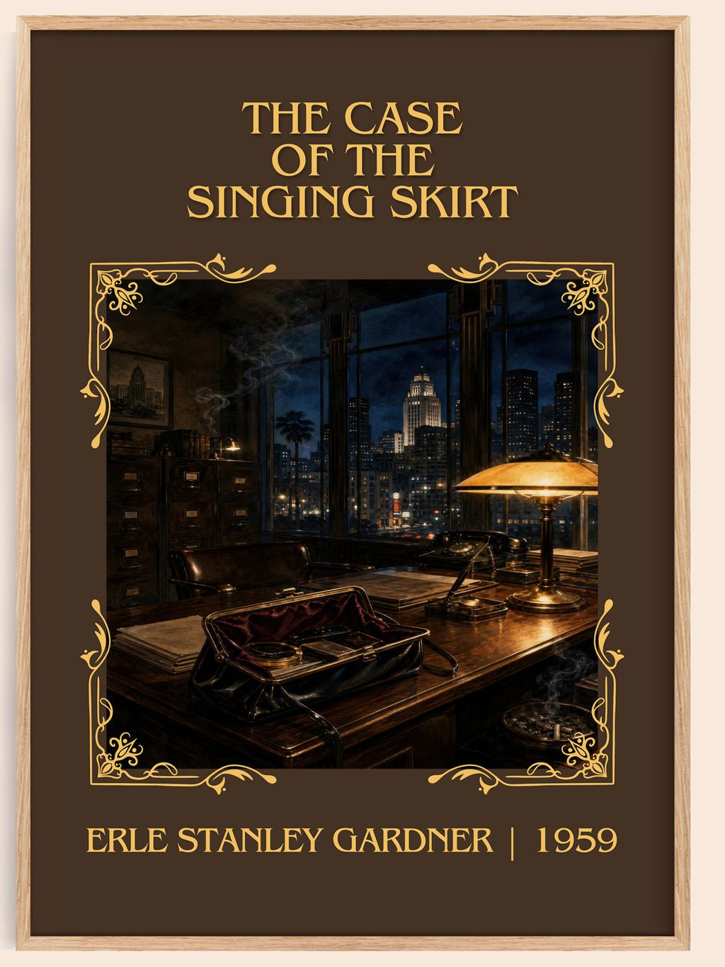 Case Of The Singing Skirt Classic Book Art Print by E. Gardner – book poster
