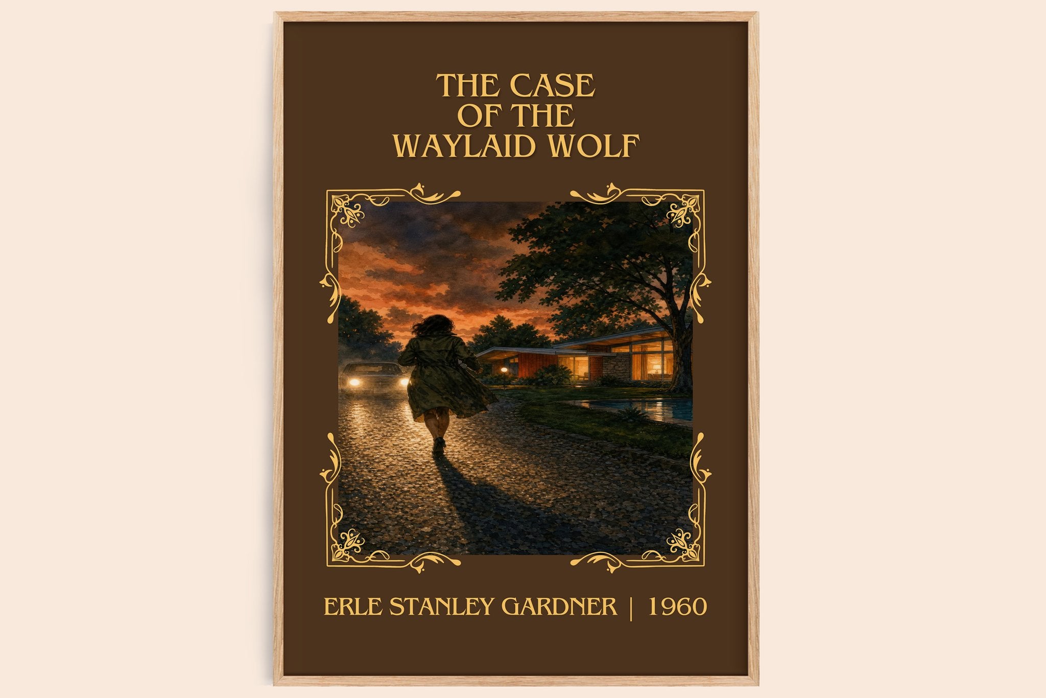 Case Of The Waylaid Wolf Classic Book Art Print by E. Gardner