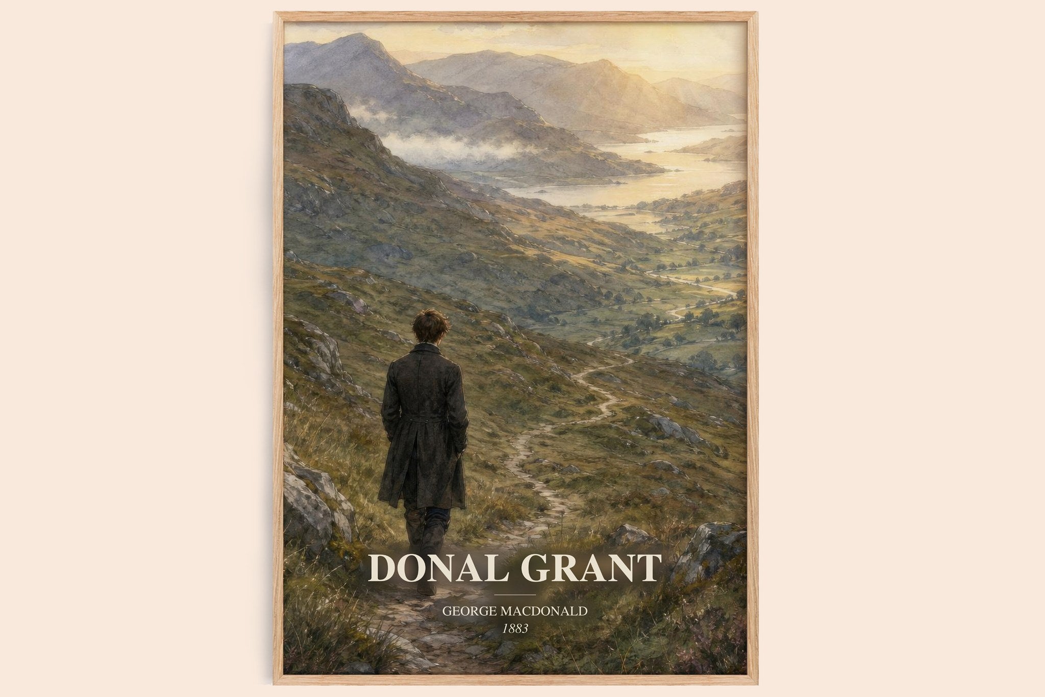 Donal Grant Book Watercolour Illustration by George Macdonald