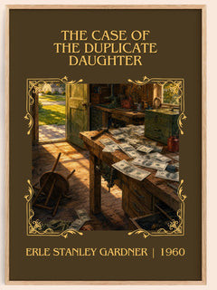 Case Of The Duplicate Daughter Classic Book Art Print by E. Gardner – book poster