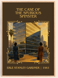 Case Of The Spurious Spinster Classic Book Art Print by E. Gardner – book poster