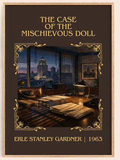 Case Of The Mischievous Doll Classic Book Art Print by E. Gardner – book poster