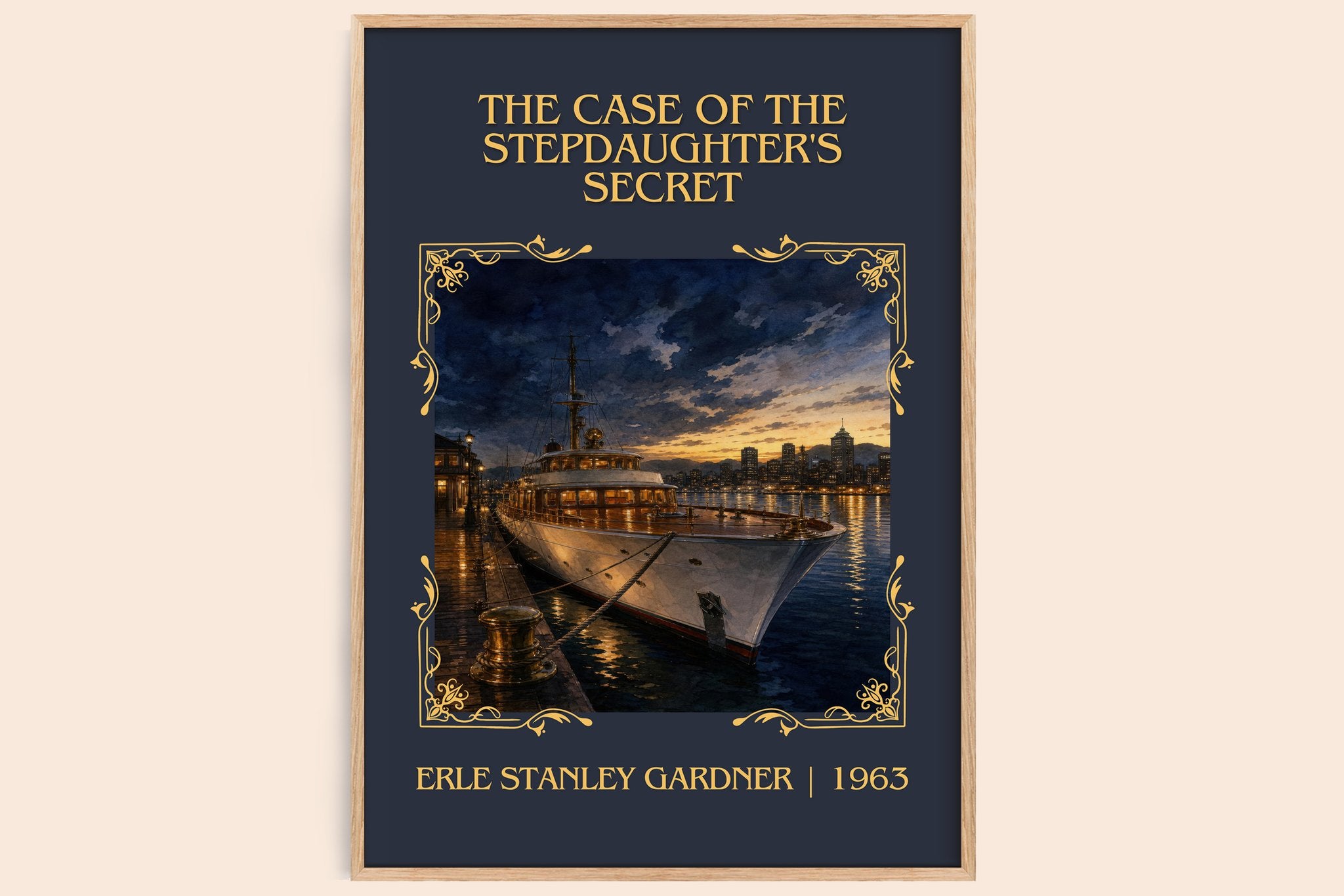 Case Of The Stepdaughter's Secret Classic Book Art Print by E. Gardner