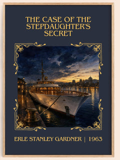 Case Of The Stepdaughter'S Secret Classic Book Art Print by E. Gardner – book poster