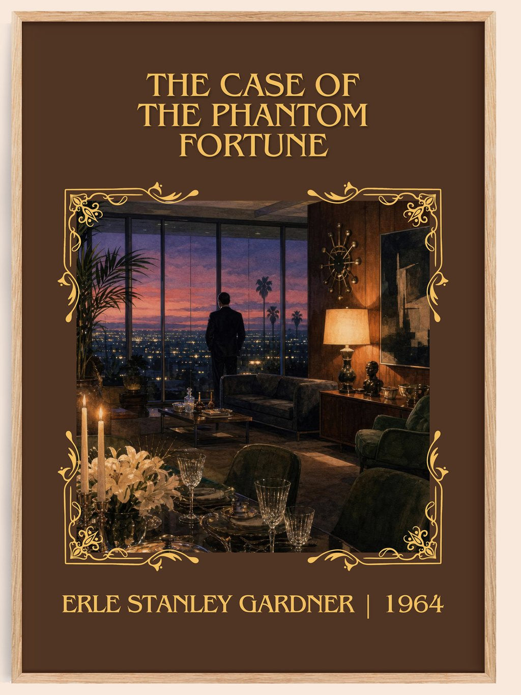 Case Of The Phantom Fortune Classic Book Art Print by E. Gardner – book poster