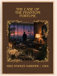 Case Of The Phantom Fortune Classic Book Art Print by E. Gardner – book poster