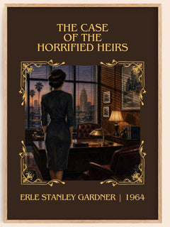 Case Of The Horrified Heirs Classic Book Art Print by E. Gardner – book poster