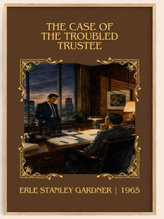 Case Of The Troubled Trustee Classic Book Art Print by E. Gardner – book poster