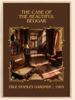 Case Of The Beautiful Beggar Classic Book Art Print by E. Gardner – book poster