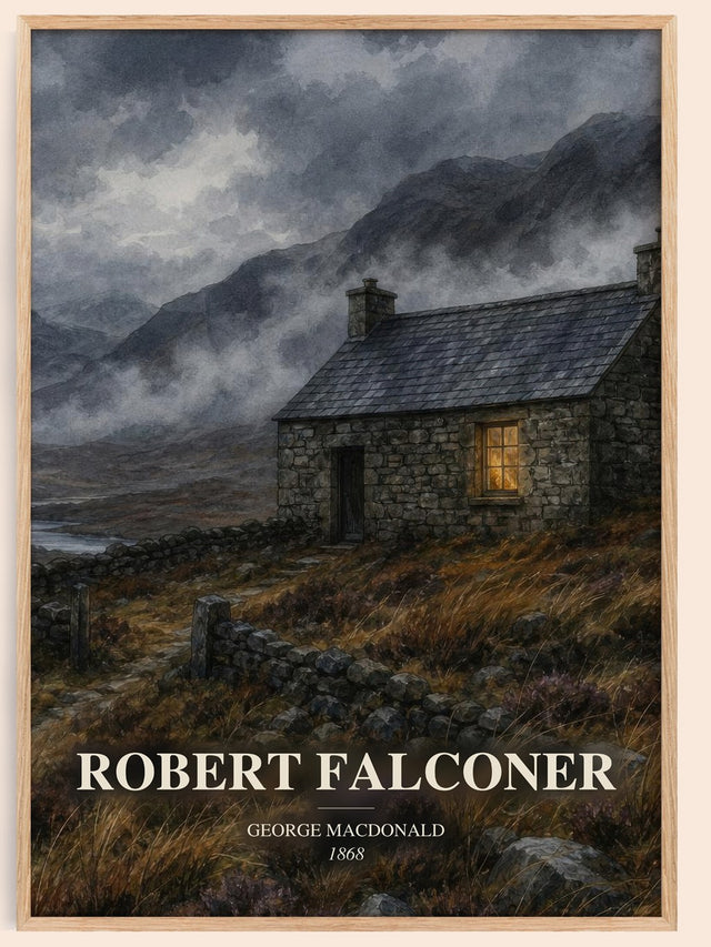 Robert Falconer Book Watercolour Illustration by George Macdonald