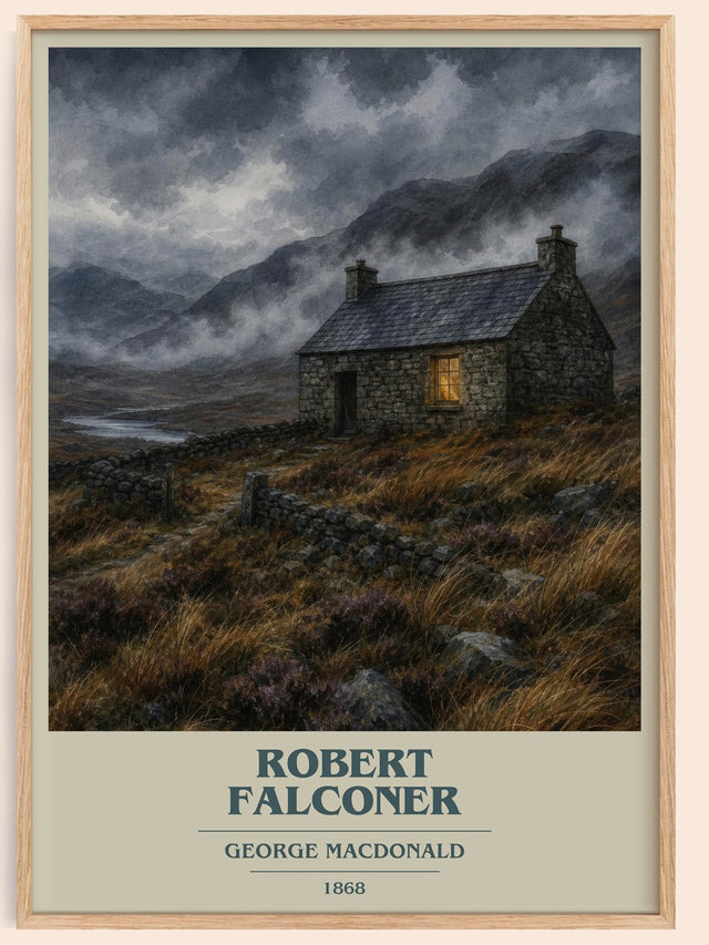 Robert Falconer Book Cover Poster by George Macdonald