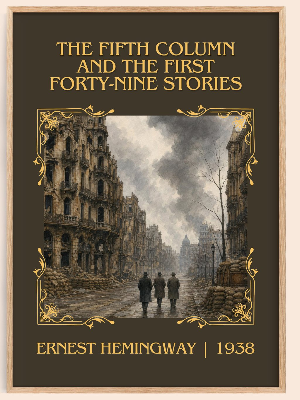 Fifth Column And The First Forty-Nine Stories Classic Book Art Print – book poster