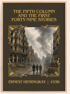 Fifth Column And The First Forty-Nine Stories Classic Book Art Print – book poster