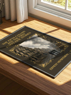 Fifth Column And The First Forty-Nine Stories Classic Book Art Print – print on a sunlit desk